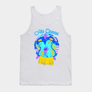 Blue Lovers Kiss - His Queen Tank Top